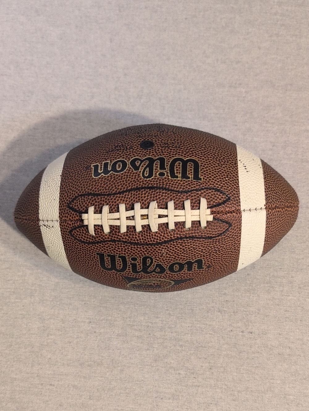 Wilson NCAA 1001 Junior Size 10" Composite Football-WFT1673PT-Brown/White